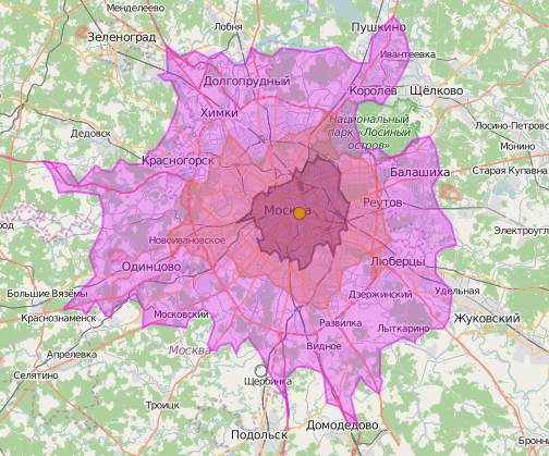 Travel Time Maps